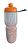 Caramanhola EMIS Cinza/Laranja (Tampa Laranja) 710ml - Imagem 1