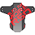 Paralama Traseiro RSD Preto/Vermelho - Imagem 1