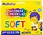MASSA DE MODELAR 12 CORES SOFT ACRILEX 180G - Imagem 1