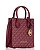 Mercer Bolsa Tiracolo Michael Kors Extra Pequena com Logotipo e Couro - Imagem 2