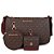 Bolsa Crossbody Michael kors Jet Set Tech Attch Marrom Logo - Imagem 2