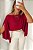 Blusa Capa feminina estilosa varias formas de usar moda influencer - Imagem 1