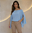 Blusa Capa feminina acompanha TOP estilosa varias formas de usar moda influencer - Imagem 11
