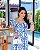 Vestido ciganinha floral estampado ombro a ombro - Imagem 1