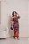 Vestido feminino longo floral brasilidade moda inspiração Farm ombro a ombro - Imagem 3