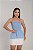 Blusa Cropped Feminina Alice Alçinha Lastex Casual - Imagem 2