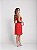 Vestido Feminino Curto Alice Alça Liso Tecido Duna Verão Casual - Imagem 2