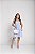 Vestido Feminino Listrado Ivete Casual Elegante - Imagem 1