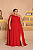 Vestido Feminino Longo com Capa Plus Size - Imagem 17
