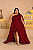 Vestido Feminino Longo com Capa Plus Size - Imagem 16