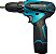 Parafusadeira Furadeira 12V/ 2 Baterias Bivolt Profissional - Imagem 3