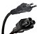 Kit 2 X Cabo De Força Energia para Fonte Notebook Tripolar Padrão BR - Imagem 3
