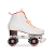 Patins Xtreme Shock - Branco/Laranja - Imagem 1