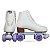 Patins Adventure Branco c/ Roda Lilás - Imagem 2