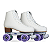 Patins Adventure Branco c/ Roda Lilás - Imagem 5