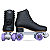 Patins Adventure Preto c/ Roda Lilás - Imagem 2