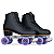 Patins Adventure Preto c/ Roda Lilás - Imagem 5