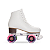 Patins Xtreme Branco c/ Roda Rosa e Roxo - Imagem 1