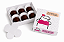 Kit com 16 Caixas Flork Para 6 Brigadeiros com Forminhas - Estampas Sortidas - Imagem 1