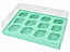 Caixas para 12 Mini Cupcakes 23,5x16,8x6 - Pct com 10 Unidades - Imagem 1