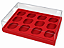 Caixas para 12 Mini Cupcakes 23,5x16,8x6 - Pct com 10 Unidades - Imagem 1