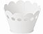50 Wrapper para Cupcakes 7,5x5x4,5 - Branco - Imagem 1
