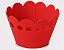 50 Wrapper para Cupcakes 7,5x5x4,5 - Vermelho - Imagem 1