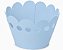 50 Wrapper para Cupcakes 7,5x5x4,5 - Azul Claro - Imagem 1