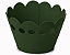 50 Wrapper para Cupcakes 7,5x5x4,5 - Verde Musgo - Imagem 1