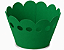 50 Wrapper para Cupcakes 7,5x5x4,5 - Verde Bandeira - Imagem 1