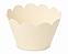 50 Wrapper para Cupcakes 5x3,5x3,5 - Marfim - Imagem 1