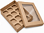 Caixas para 12 Mini Cupcakes com Visor 23,5x16,8x6 - Pct com 10 Unidades - Imagem 1