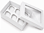 Caixas para 6 Mini Cupcakes com Visor 17x11,5x6 - Pct com 10 Unidades - Imagem 1