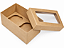 Caixas para 2 Mini Cupcakes com Visor - Pct com 20 Unidades - Imagem 1