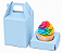 Caixa Maleta para 1 Mini Cupcake 6x6x6 - Pct com 10 Unidades - Imagem 1