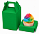 Caixa Maleta para 1 Mini Cupcake 6x6x6 - Pct com 10 Unidades - Imagem 1