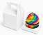 Caixa Maleta para 1 Cupcake 8x8x8 - Pct com 10 Unidades - Imagem 1