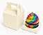 Caixa Maleta para 1 Cupcake 8x8x8 - Pct com 10 Unidades - Imagem 1