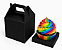 Caixa Maleta para 1 Cupcake 8x8x8 - Pct com 10 Unidades - Imagem 1