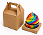 Caixa Maleta para 1 Cupcake 8x8x8 - Pct com 10 Unidades - Imagem 1