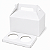 Caixa Maleta para 2 Cupcakes Branco - Pct com 10 Unidades - Imagem 1