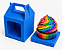 Caixa Maleta para 1 Cupcake 8x8x8 - Pct com 10 Unidades - Imagem 2