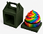 Caixa Maleta para 1 Cupcake 8x8x8 - Pct com 10 Unidades - Imagem 2