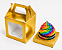 Caixa Maleta para 1 Cupcake 8x8x8 - Pct com 10 Unidades - Imagem 2
