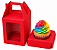 Caixa Maleta para 1 Mini Cupcake com Visor 6x6x6 - Pct com 10 Unidades - Imagem 1