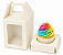 Caixa Maleta para 1 Mini Cupcake com Visor 6x6x6 - Pct com 10 Unidades - Imagem 1