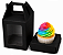 Caixa Maleta para 1 Mini Cupcake com Visor 6x6x6 - Pct com 10 Unidades - Imagem 1