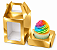 Caixa Maleta para 1 Mini Cupcake com Visor 6x6x6 - Pct com 10 Unidades - Imagem 1