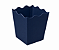 Cachepô / Caixa para Pipoca Azul Marinho 8x8x10 - Pct com 10 Unidades - Imagem 1