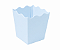 Cachepô / Caixa para Pipoca Azul Claro 8x8x10 - Pct com 10 Unidades - Imagem 1